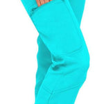 Arctix Ladies Sarah Softshell Pant - Solid turquoise snow pants with zippered pockets and belt loops.