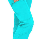 Arctix Ladies Sarah Softshell Pant - Solid turquoise snow pants with zippered pockets and belt loops.