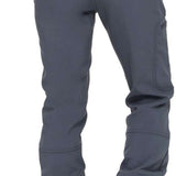 Arctix Ladies Sarah Softshell Pant - A pair of gray softshell pants with a belt loop and two zippered pockets on the back.