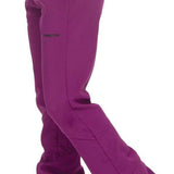 Arctix Ladies Sarah Softshell Pant 2023 - A pair of purple snow pants with a black logo on the left leg.