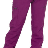 Arctix Ladies Sarah Softshell Pant - Solid purple pants with zippered pockets and belt loops.