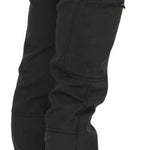 Arctix Ladies Sarah Softshell Pant 2023 - Black softshell pants with zippered pockets and adjustable waistband.
