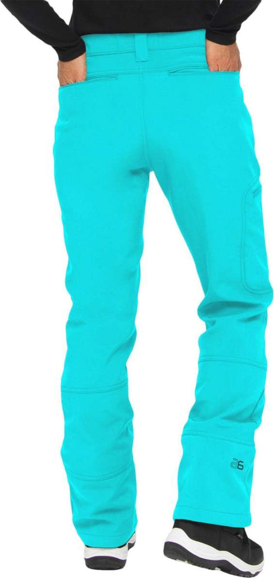 Arctix Ladies Sarah Softshell Pant 2023 - Solid black pants with a slight sheen to them.