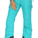 Arctix Women's Snowsports Cargo Pants 2023 - A pair of women's snow sports cargo pants in a solid black color with zippered pockets and adjustable cuffs.