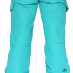 Arctix Women's Snowsports Cargo Pants - These pants have two cargo pockets on each thigh and are a solid turquoise color with black trim at the bottom.