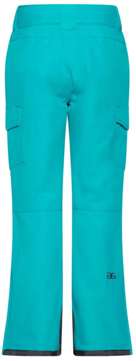 Arctix Women's Snowsports Cargo Pants 2023 - Solid black cargo pants with zippered pockets on each thigh.