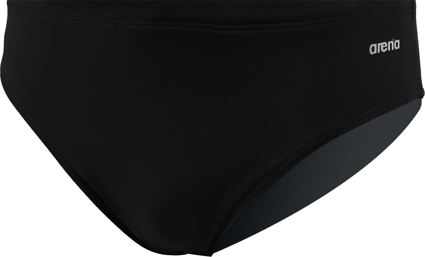 Arena Boys' Skys Brief Swimsuit - Black swimsuit with a high waist and brief cut bottom.