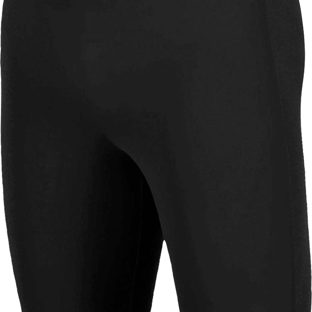 Arena Men's Board Jammer Swimsuit - A black swimsuit with a high waist and jammer-style leg cut, featuring an elasticated waistband.