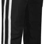 Arena Fribal Warm Up Pant - Black pants with white stripes down the side.