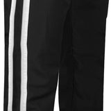 Arena Fribal Warm Up Pant - Black pants with white stripes down the side.