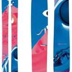 Armada ARV 116 JJ Skis 2024 - Blue skis with a white logo and red lettering on top of a pink background.