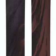 Armada Declivity 88 C Skis 2023 - Black skis with red and gray accents, featuring a wavy pattern on top and bottom.