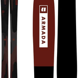 Armada Declivity 88 C Skis 2024 - A pair of black skis with a red logo and white lettering on top.