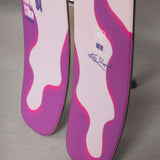 Armada Women's ARW 94 Skis 2024 - White skis with a pink logo on top.