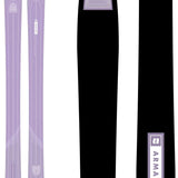 Armada Women's Locator 88 Skis 2024 - Black skis with white lettering and a geometric logo on top.