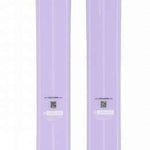 Armada Women's Locator 88 Skis 2024 - Light purple skis with a subtle pattern on top and bottom, featuring a rounded tip and straight tail.