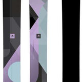 Armada Women's Relience 82 C Skis 2024 - Black skis with purple and gray geometric design on top sheet.