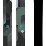 Armada Women's Relience 88 C Skis 2024 - Black skis with white and light blue geometric shapes on top.