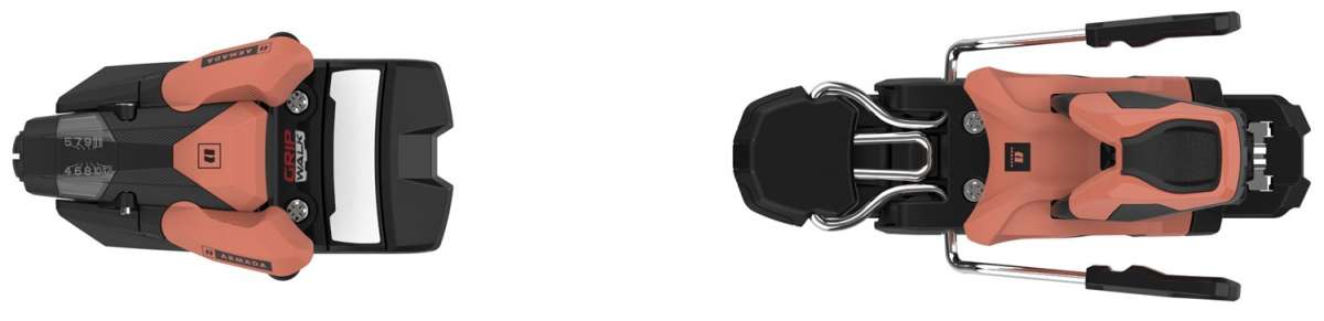 Armada N Strive 12 Ski Binding - 2024 model with black and silver hardware.