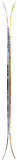 Atomic Bent Chetler 120 Ski 2024 - A black ski with a yellow stripe down the middle and a white tip.