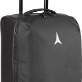 Atomic Cabin Trolly Bag 2022-2023 - A black wheeled suitcase with a retractable handle and zippered pockets.