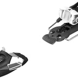 Atomic Colt 5 Junior Ski Bindings 2022-2023 - Black ski bindings with white and gray accents, featuring a black lever on top.