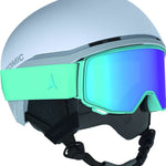 Atomic Four Amid Helmet 2022-2023 - A matte black helmet with a sleek, aerodynamic design and a prominent "Four" logo on the side.