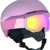 Atomic Four Amid Helmet 2022-2023 - A matte black helmet with a sleek, aerodynamic design and a subtle logo on the side.