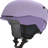 Atomic Four Amid Helmet 2024 - A matte black helmet with a sleek, aerodynamic design and a prominent white logo on the front.