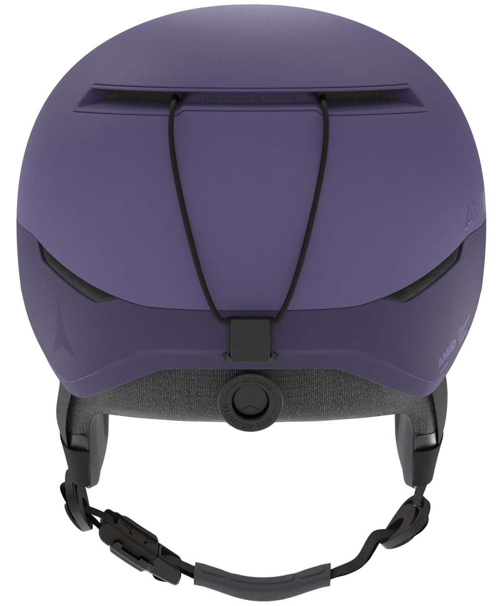 Atomic Four Amid Pro Helmet 2024 - Matte black helmet with a sleek, aerodynamic design and ventilation system visible on top.