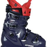 Atomic Hawx Magna 120 S - A dark blue ski boot with a white logo and red interior.
