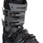 Atomic Hawx Prime 110 S Ski Boots 2024 - Black ski boots with a sleek, modern design and silver buckles.