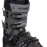 Atomic Hawx Prime 110 S Ski Boots 2024 - Black ski boots with a sleek, modern design and silver buckles.
