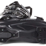 Atomic Hawx Prime 110 S Ski Boots 2024 - Black ski boots with silver buckles and straps.