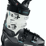 Atomic Hawx Prime 110 S - White ski boots with black accents and a blue logo on the side.