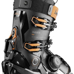 Atomic Hawx Ultra XTD 110 BOA Ski Boot 2024 - Black ski boot with orange accents and silver buckles.