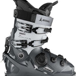 Atomic Ladies Hawx Ultra XTD 95 BOA Ski Boots 2023-2024 - A white and black ski boot with a distinctive silver buckle on the side.