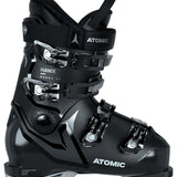 Atomic Women's Hawx Magna 85X Ski Boots 2024 - Black ski boots with a sleek, modern design and silver buckles.