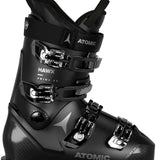 Atomic Women's Hawx Prime 85 Ski Boot 2024 - Black ski boot with silver buckles and straps.