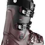 Atomic Women's Hawx Prime 95 Ski Boot 2024 - Black ski boot with a white logo on top and silver buckles.