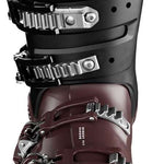 Atomic Women's Hawx Prime 95 Ski Boot 2024 - Black ski boot with silver buckles and straps.