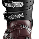 Atomic Women's Hawx Prime 95 Ski Boot 2024 - Black ski boot with silver buckles and straps.