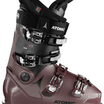 Atomic Women's Hawx Prime 95 Ski Boot 2024 - Black ski boot with silver buckles and straps, featuring a textured pattern on the side.