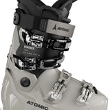 Atomic Women's Hawx Ultra 95 S Ski Boots 2023-2024 - Black ski boots with silver buckles and straps.