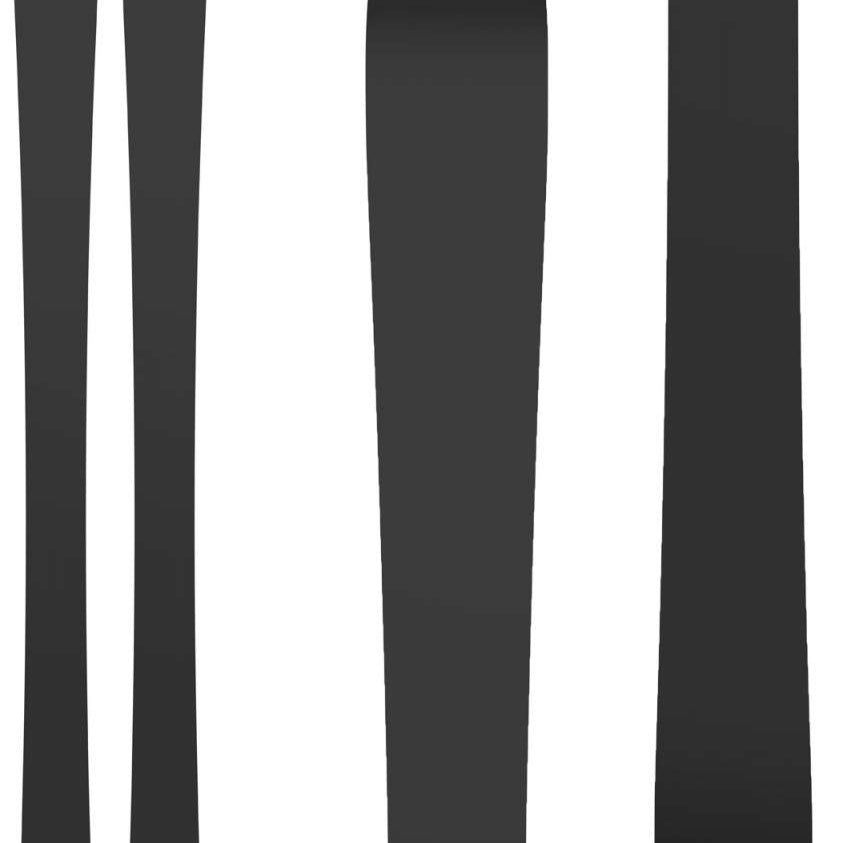 Atomic Women's Maven 86 Flat Ski 2024 - A black ski with a subtle white stripe on the top of the binding area.