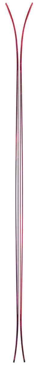 Atomic Women's Maven 93 C Flat 2024 - A pair of skis with a flat shape and red bindings.