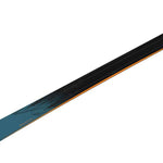 Atomic Maverick 86 C Ski 2024 - A blue ski with a black top and orange stripe down the middle.