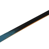 Atomic Maverick 86 C Ski 2024 - A blue ski with a black top and orange stripe down the middle.