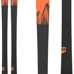 Atomic Maverick 86 C Ski 2024 - A black ski with a white Atomic logo on top and a white "M" on the tip.