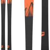 Atomic Maverick 86 C Ski 2024 - A black ski with a white Atomic logo on top and a white "M" on the tip.